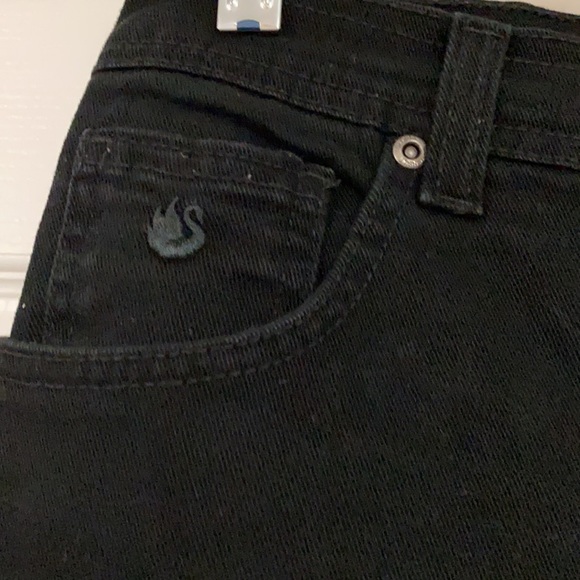 Gloria Vanderbilt vintage black high waste jeans size 12P - Picture 4 of 10